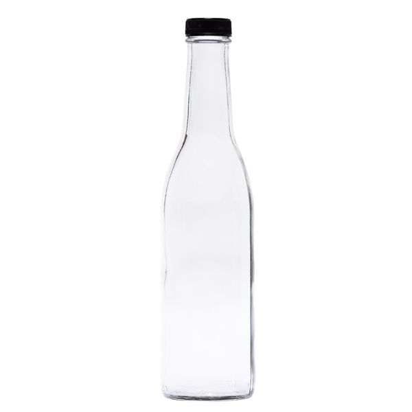 Round Woozy Glass Bottle