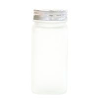Glass Spice Jar, Square (Frosted Glass)