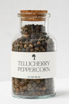 Black Tellicherry Peppercorns - Glass Jar