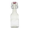 Clear Glass Bottle, 8.5 oz. w/ Swingtop