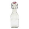 Clear Glass Bottle, 8.5 oz. w/ Swingtop