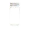 Glass Spice Jar, Square (Clear Glass)
