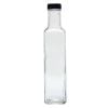 Square Glass Bottle, 8.5 Ounce (Cap)