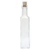 Square Glass Bottle, 8.5 Ounce (Cork)