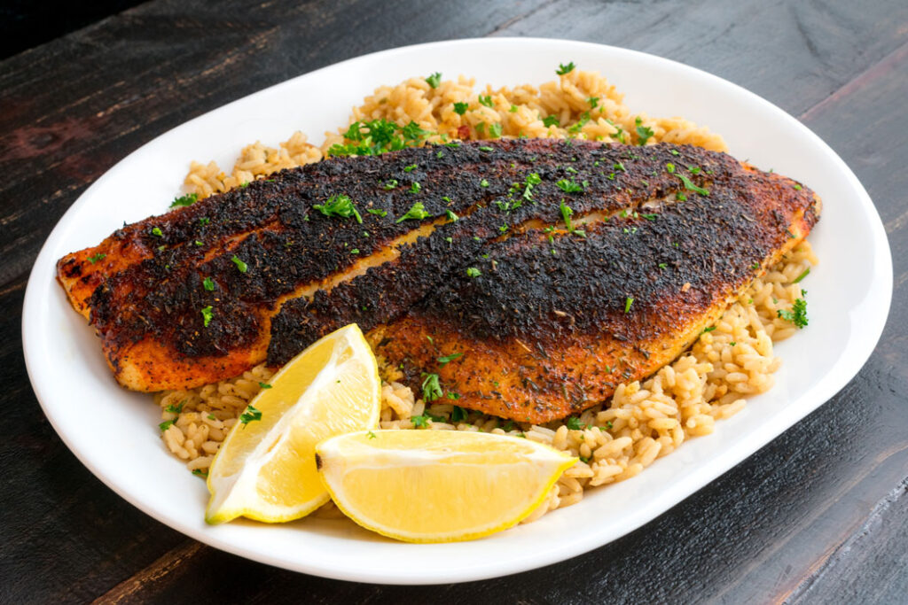 Cajun Blackened Fish