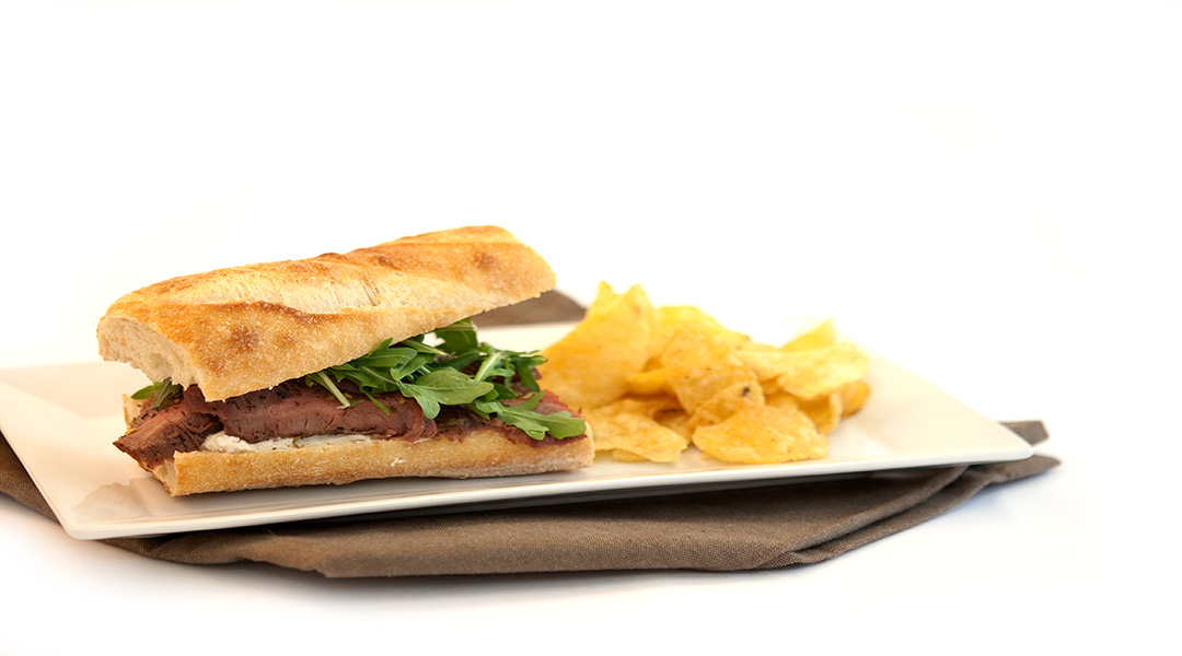 The Ultimate Steak Sandwich with Arugula and Pesto - Our Salty Kitchen