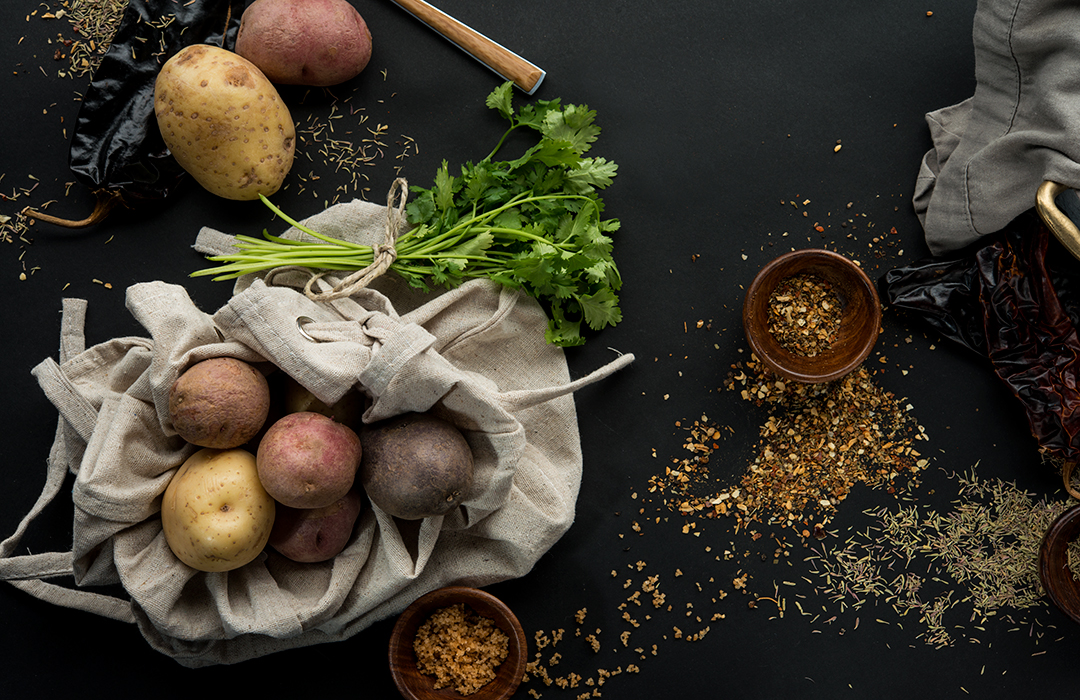 Garlic Herb Roasted New Potatoes